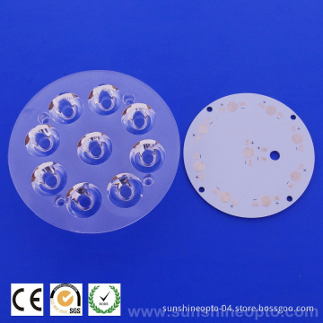 9 in 1 LED Lens with MCPCB (HH-WSLT09-100)
